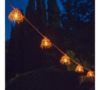 Guirlande solaire hybride marron hawaii