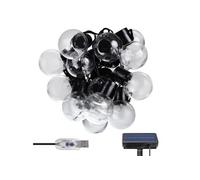 Guirlande solaire LED 2en1 Maclean 3W, 60lm, 3000K, Batterie rechargeable