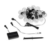 Guirlande solaire LED 2en1 Maclean, IP44, 3W, >60lm, 3000K, Batterie rechargeable 2*600 mAh, 5V DC, 7m, MCE424