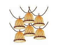 Guirlande lumineuses solaire et sur secteur raccordable en corde 20 ampoules transparentes LED blanc chaud dimmable MALY LIGHT HYBRID 13m