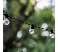 Guirlande solaire PARTY CLEAR 20 globes 9M