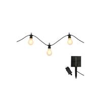 Guirlande solaire PARTY CLEAR HYBRID 10 ampoules 7.5M