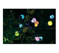 GUIRLANDE SOLAIRE FESTIVE 20 AMPOULES LED COULEUR CHANGEANTE