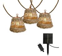 Lumisky Guirlande solaire Hybride Samoa Beige