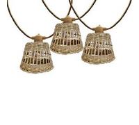 Guirlande solaire SAMOA HYBRID 10 ampoules 8M Beige G