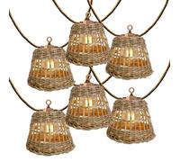 Lumisky Guirlande LED SAMOA LIGHT HYBRID 13 m – 20 ampoules, solaire et secteur, dimmable