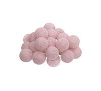 Atmosphera - Guirlande sur secteur LED 20 boules - Rose clair Blanc G