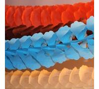 guirlande zinnia 4m - ciel - cda 03201ci Bleu G