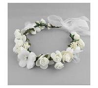 Guirlandes artificielles Couronne de Cheveux de mariée, Bandeau de Fleurs for Femmes, Coiffure for Filles, fête d'anniversaire, Plage, Mariage, Accessoires for Cheveux, décoration(1)