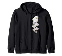 Guirlandes Blanches Phalaenopsis à Une Face pour orchidée Sweat à Capuche
