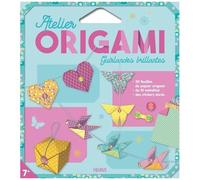 Mayumi Jezewski – Atelier origami : Guirlandes brillantes – Boîte (30 feuilles + stickers)