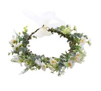 Guirlandes de feuillage - Couronne de cheveux - Couronne de fleurs - Couronne de feuilles de mariée - Pour étal de marché - Accessoire pour cheveux