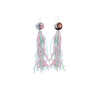 guirlandes de guidon Frozen21 cm rose/vert