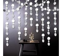 Guirlandes de miroir à pois en or rose pour décoration de fête de mariage, fête prénatale, fiançailles, enterrement de vie de jeune fille, décoration de fête de baccalauréat pour décoration de la maison