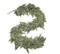 Guirlandes De NoëL Artificielles en Pin, 150cm Guirlandes Fleurs Artificielles, Guirlande De CèDre Au Toucher RéAliste pour Noël, décoration d'intérieur, escaliers, Garde-Corps, cheminée