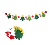 Guirlandes de Noël avec lettres du Père Noël - Décoration traditionnelle pour la maison, les fêtes, les magasins, les fêtes - Idéal pour les fêtes de famille et les événements
