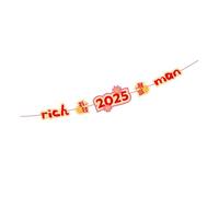 Guirlandes de personnages de dessins animés en forme de serpent, drapeaux à tirer pour mur, porte, festival, décoration de la maison, fournitures de fête