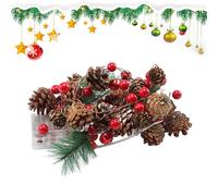 Guirlandes Lumineuses De Noël pour Sapin | 198 Cm 20 LED Fonctionne sur Piles,Lumières Féeriques De Fêtes Décorations De Noël,pour Décoration De Maison Guirlande Intérieur Extérieur Fêtes Salon