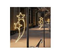 Guirlandes lumineuses en forme d'étoile 8 pcs Blanc chaud
