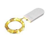 Guirlandes lumineuses flexibles, lumières de lune étoilées - lumières féeriques étoilées, lumières scintillantes en fil de cuivre de 1 m, 10 lumières LED en fil de perles, lumières scintillantes scint