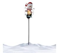 Guirlandes Solaires de Noël Extérieur | Éclairage d'Ambiance LED Élan | Décorations de Noël Solaires Extérieures | pour Jardin Pelouse Patio Porche Chemin Allée Entrée Sol Paysage Décorations De