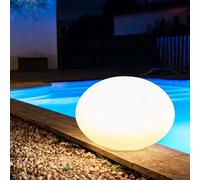 GuirLED - Galet LED Solaire & Étanche RGB+W 55 cm 100% Autonome & Télécommandé