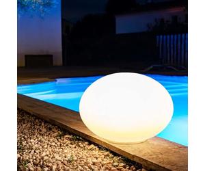 GuirLED - Galet LED Solaire & Étanche RGB+W 55 cm 100% Autonome & Télécommandé