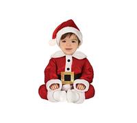 GUIRMA 41697 Costume pour Enfant Père Noël Rouge 6-12 Mois (64-88 cm)
