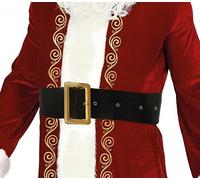 Guirma Ceinture ceinture de luxe Père Noël Santa Claus pirate corsaire, Noir, Taille Unique
