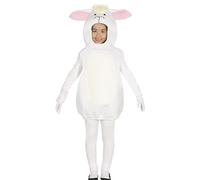 GUIRMA | Costume de Mouton Enfant (5-6 ans) - Cagoule, Pantalon et Costume - Costumes d'Animaux pour Noël, Nouvel An, Halloween, Carnaval et Fêtes Costumées - Unisexe - Blanc