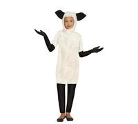 GUIRMA | Costume de Sheep Enfant (3-4 ans) - Capuche et Combinaison - Costumes d'Animaux pour Nouvel An, Halloween, Carnaval et Fêtes Déguisées - Unisexe pour Enfants - Blanc et Noir