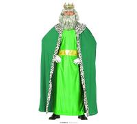 GUIRMA Costume Re magio Melchiorre, Couleur Vert, L (52 - 54), 41688