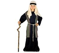 GUIRMA | Costume Saint Joseph Berger Enfant (5-6 ans) - Gilet, Ceinture, Coiffe et Tunique - Costumes de Noël et Nouvel An pour Fêtes Enfantines et Célébrations - Idéal pour Enfants - Bleu