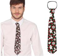 GUIRMA | Cravate à Carreaux de Noël (45 cm) - Accessoire Textile pour Fêtes de Noël et Nouvel An - Idéal pour Costumes et Célébrations - Adulte Unisexe - Multicolore