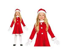 GUIRMA - DÉGUISEMENT ROBE MÈRE NOËL TRADITIONNELLE FILLE
