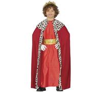 GUIRMA Déguisement Roi Mage rouge enfant - Rouge - 10 à 12 ans (142-148 cm)