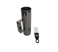 Guiro En Métal Ergonomique, 3 × 10 Cm | Polyvalent, Cylindrique, Shaker Métallique, pour Écoles
