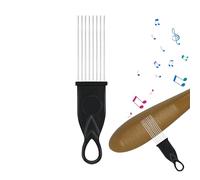 Guiro Grattoir - Brosse pour instrument latin de 20 cm, design de peigne, outil antirouille durable, poignée antidérapante | Grattoir à percussion Guiro pour groupe de concert, accessoires de musique