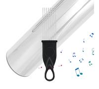 Guiro Grattoir en métal | Instrument de percussion à main latine en acier inoxydable | Outil d'entraînement musical Guiro en métal | Brosse style peigne grattoir instrument latin pour fête en direct