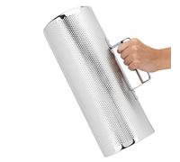 Guiro professionnel en acier inoxydable avec outil de formation musicale pour grattoirs, concert, performance sur scène - argent
