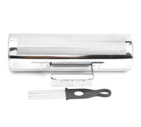 Guiro Shaker,Guiro Shaker en métal,Guiro Shaker avec grattoir,Guiro Shaker en aluminium,Instrument de percussion Orff,Aides à l'enseignement de la musique