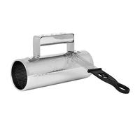 Guiro Shaker Instrument de percussion musical en métal avec grattoir professionnel pour accompagnement de bande Outil d'entraînement Instrument Guiro en métal