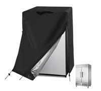 Guisong Housse de réfrigérateur commerciale pour réfrigérateur/congélateur commercial combiné de 137,2 cm (l x P x H) - 137,2 cm - Étanche - Pour réfrigérateur industriel en acier inoxydable (139,7 x