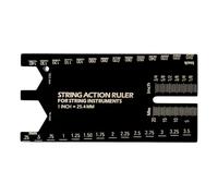 Guitar Action Gauge - Outil de mesure de la hauteur de la corde, Ruler professionnel Luthier Setup Ruler, Accessoire de réparation de précision | Calibration de nivellement de maintenance pour banc de