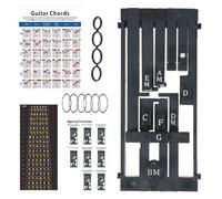 Guitar Aid Chords Trainer Presse-accords de guitare - Outil d'apprentissage pour débutants de guitare, entraîneur d'accords de guitare et aide à l'apprentissage avec pour la famille, les
