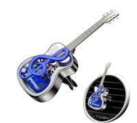 Guitar Air Freshener for Car - Musical Instrument Scented Decor | Hanging Paper Air Freshener with Long Lasting Fragrance, Easy to Use Vehicle Accessory for Interior Styling and Odor Control