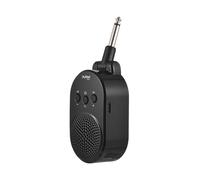 Guitar Amp BT Enceinte Portable 5W Amplificateur Rechargeable pour Les Guitares électriques Instruments de Vent de Basse Pratique Black 14cm