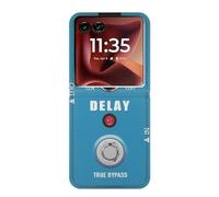 Guitar Analog Delay Graphic Etui Flip Housse Cuir pour Motorola Razr 60 Ultra, Razr Ultra 2025