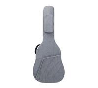Guitar bag 36/39/41 pouces sac de guitare universel classique étui acoustique Double sangles Pad coton Oxford épais doux sac à dos étanche(Grey 34-36inch)