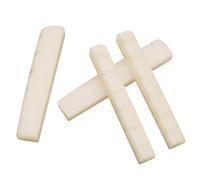 Guitar Bone Bridge Saddle - Acoustic Guitar Cattle Bones Saddles | Bridge Pins For Acoustic Folk | Unbleached Cattle Bone, 74x9x3mm Nut 43x9x6mm, For Acoustics Folk Guitars Accessories Replacement Par
